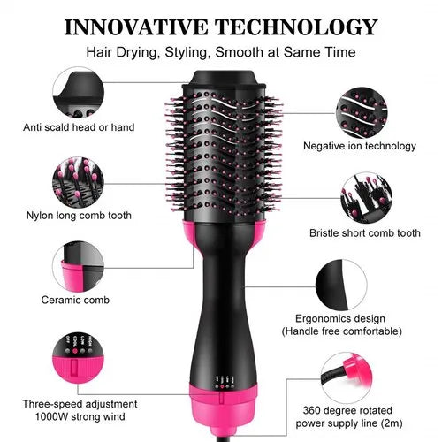 NOXâ„¢ Volumizer Hair Dryer and Hot Air Brush | 3-in-1